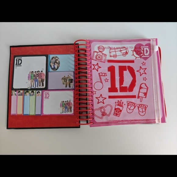 One Direction Stationery Set w/Notebook, pencils and magnet 1D Boy Band LOT NEW! - Picture 4 of 16